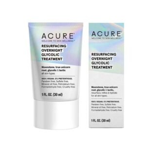 Acure Glycolic traitement creme Pour Le Visage 30ML